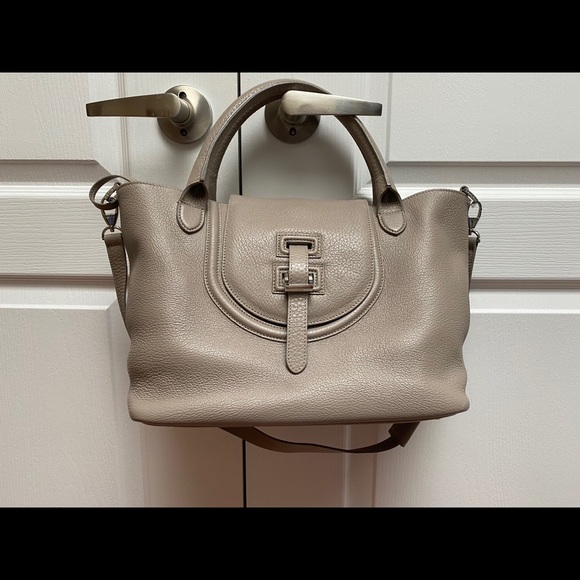 meli melo halo medium handbag - taupe - Picture 3 of 12